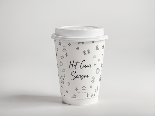 Hot Cocoa Season Paper Cups